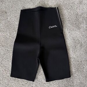 Curves Neoprene Weight Loss Workout Shorts Black High Waist Sauna Shorts Mens